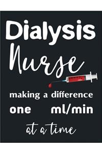 Dialysis Nurse Making A Difference One ml min At A Time