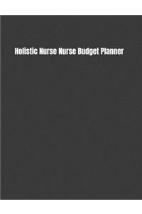 Holistic Nurse Nurse Budget Planner