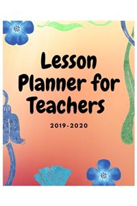 Lesson Planner for Teachers 2019-2020