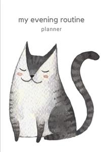 My evening routine planner