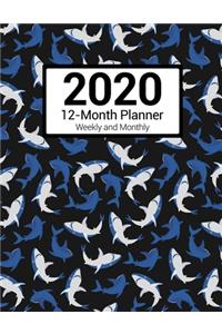 2020 12-Month Planner Weekly and Monthly