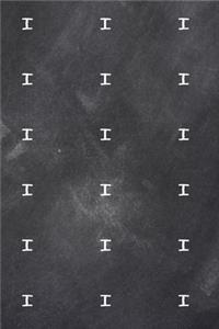 2020 Weekly Planner Monogram I Pattern Monogram I Chalkboard 134 Pages