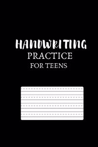 Handwriting Practice For Teens