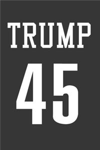 Trump 45 Notebook