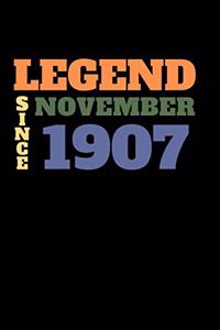 Legend since November 1907