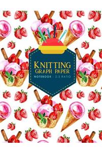 Knitting Graph Paper Notebook - 2
