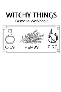 Witchy Things Grimoire Workbook