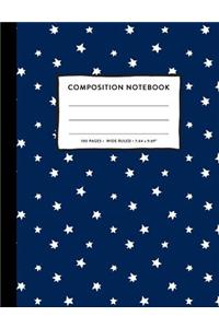 Composition Notebook Wide Ruled