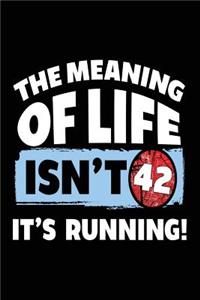 The Meaning Of Life Isn't 42 It's Running