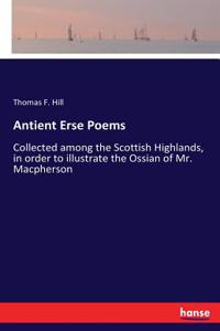 Antient Erse Poems