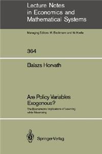 Are Policy Variables Exogenous?