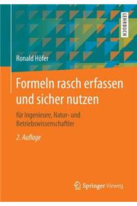Formeln Rasch Erfassen Und Sicher Nutzen