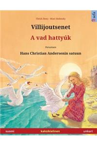 Villijoutsenet - A vad hattyúk. Kaksikielinen lastenkirja perustuen Hans Christian Andersenin satuun (suomi - unkari)