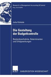 Die Gestaltung der Budgetkontrolle