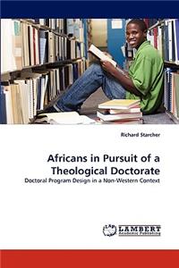 Africans in Pursuit of a Theological Doctorate