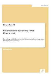 Unternehmensbewertung unter Unsicherheit