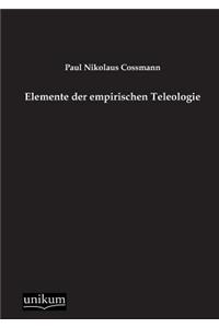 Elemente der empirischen Teleologie