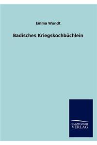 Badisches Kriegskochbuchlein