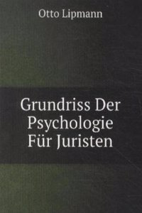 Grundriss Der Psychologie Fur Juristen