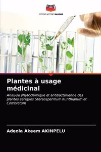 Plantes à usage médicinal