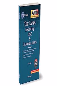 Taxmann's CRACKER for Tax Laws including GST & Customs Laws (Paper 4 | Tax) â€“ Covering past exam questions & detailed answers | A.Y. 2023-24 | Latest GST Law | CS Executive | Dec. 2023 Exam