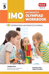 MTG International Mathematics Olympiad (IMO) Workbook for Class 5 - MCQs, Previous Years Solved Paper and Achievers Section - SOF Olympiad Preparation Books For 2024-2025 Exam