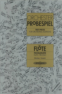 Test Pieces for Orchestral Auditions -- Flute, Piccolo