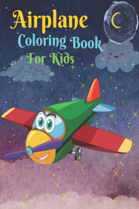 Airplane Coloring Book For Kids
