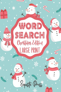 Word Search Christmas Edition (Large Print)
