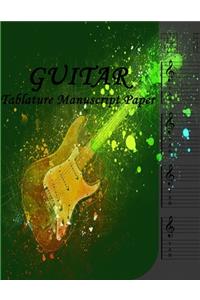 Guitar Tablature Manuscript Paper