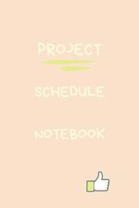 Project Schedule Notebook