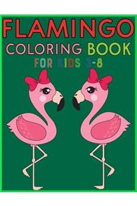 Flamingo Coloring Book For Kids 3-8
