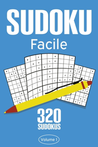 Sudoku Facile: 320 Grilles Sudoku Pour Adultes Niveau Facile Avec Les Solutions