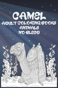 Adult Coloring Books No Bleed - Animals - Camel