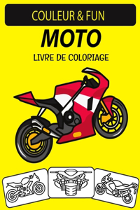 Livre de Coloriage Moto