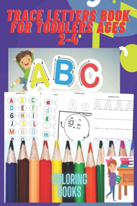 trace letters book for toddlers ages 2-4