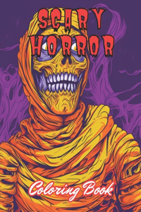 Scary Horror Coloring Book for Adult