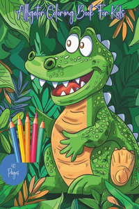Alligator Coloring Book for Kids