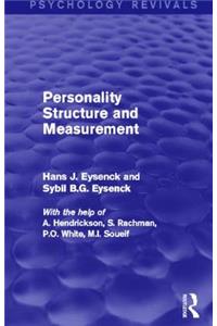 Personality Structure and Measurement (Psychology Revivals)