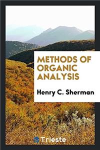 Methods of organic analysis