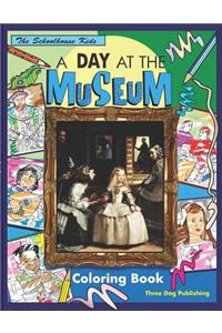 A Day At The Museum Coloring Book