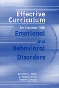 Effective Curriculum for Students with Emotional and Behavioral Disorders