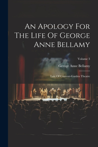 Apology For The Life Of George Anne Bellamy