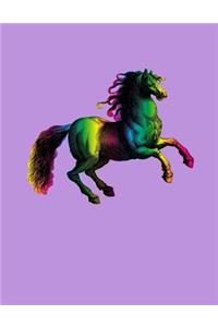 Rainbow Horse Notebook