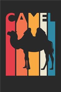 Vintage Camel Notebook - Gift for Animal Lover - Colorful Camel Diary - Retro Camel Journal