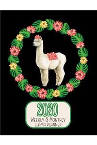 2020 Weekly & Monthly Llama Planner
