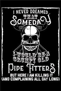 I Never Dreamed That Someday I Would Be a Grumpy Old Pipe Fitter But here I m killing it (And complaining all day long)