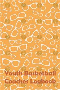 Youth Basketball Coaches Logbook: A Dated 2019-2020 Academic Yr Journal for Plays, Strategies, Goals, and Game Statistics-Sunglasses and BBalls Design