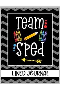 Team Sped Lined Journal