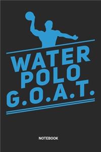 Water Polo Goat Notebook